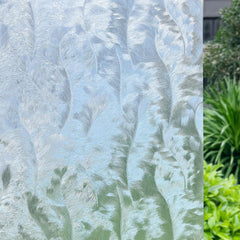 Wavy Feather Decorative Privacy Window Film