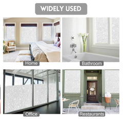 Glitter Static Cling Frosted Window Film