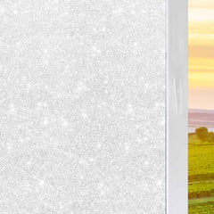 Glitter Static Cling Frosted Window Film