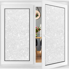 Glitter Static Cling Frosted Window Film