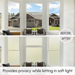  Hidbea privacy window film ensures privacy without sacrificing natural light.