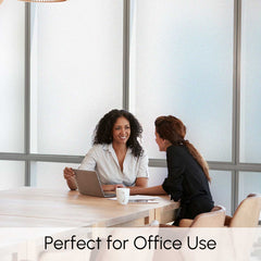 Hidbea window frosting film is perfect for maintaining privacy in offices.