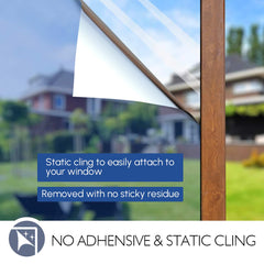 Hidbea stained glass window film adds decor while blocking harmful UV rays.