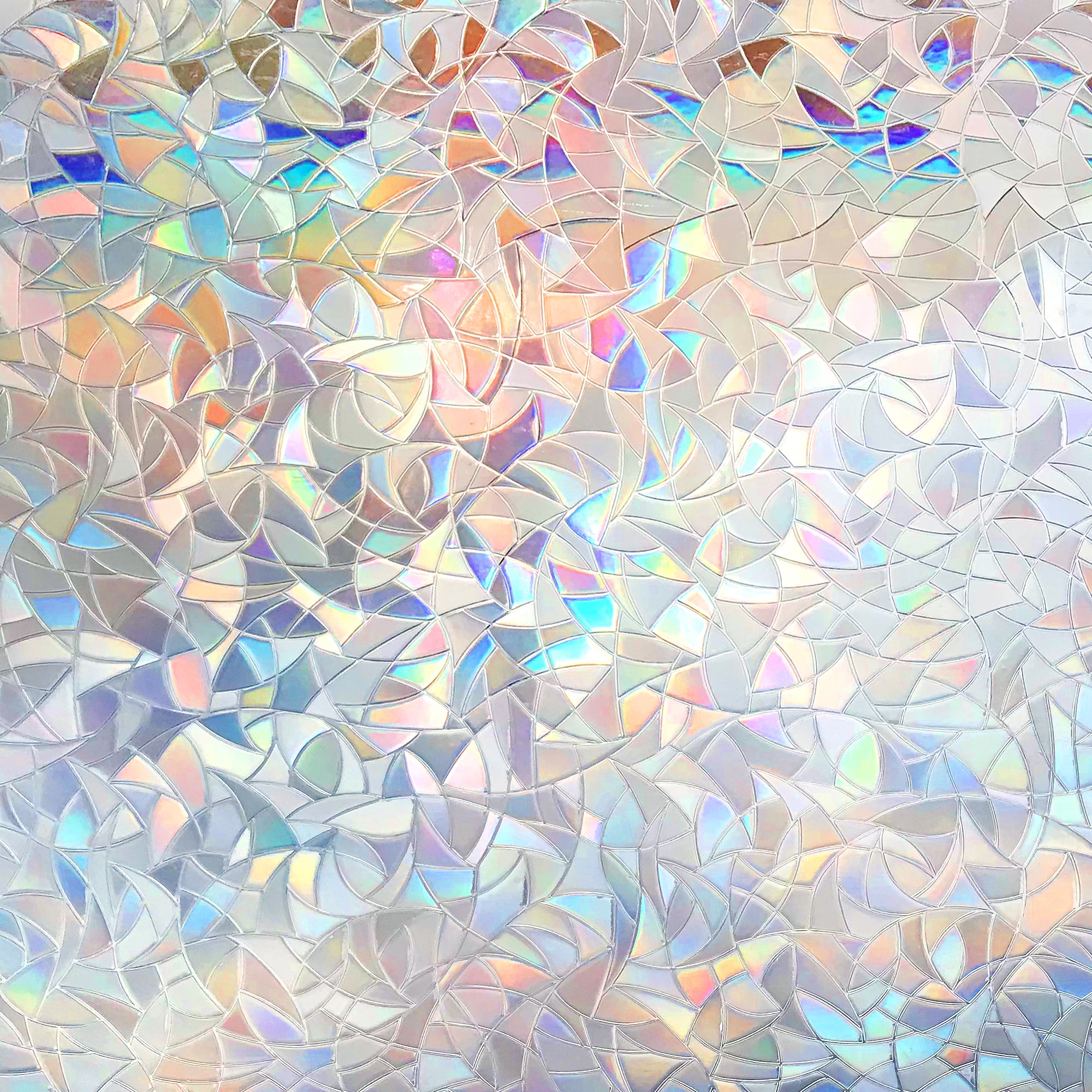 HIDBEA 23.6 in. x 78.7 in. Rainbow Static Cling Decorative Window Film